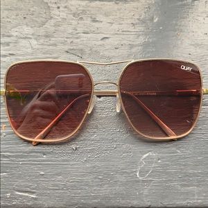 Quay Oversized Square Aviators
